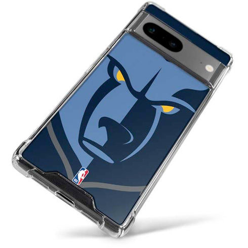 NBA Memphis Grizzlies Large Logo Google Pixel 7a Clear Case